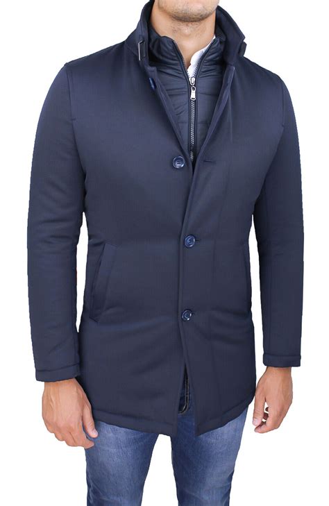 giaccone uomo giubbotto blu burberry brit jacket men|Giacche. Giubbotti BURBERRY da Uomo .